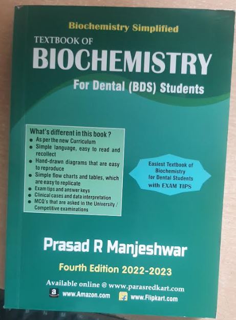 Textbook of Biochemistry for Dental (BDS) Students Fourth Edition 2022-23